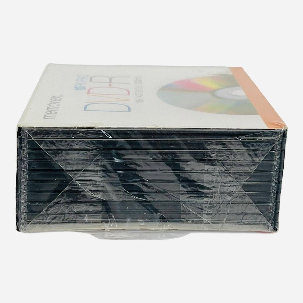 10 Pack Memorex‎ DVD+R Blank Media Discs In Jewel Cases 16x 4.7GB 120 Min - Picture 2 of 5